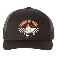 Creep It Real Spooky Ghost Mouse Halloween Yupoong Adult 5-Panel Trucker Hat