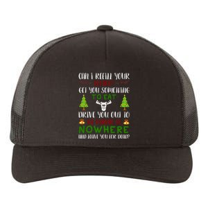 Can I Refill Your Eggnog Funny Christmas Movie Quote Yupoong Adult 5-Panel Trucker Hat