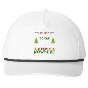 Can I Refill Your Eggnog Funny Christmas Movie Quote Snapback Five-Panel Rope Hat