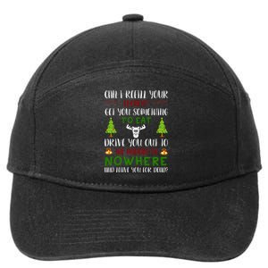 Can I Refill Your Eggnog Funny Christmas Movie Quote 7-Panel Snapback Hat