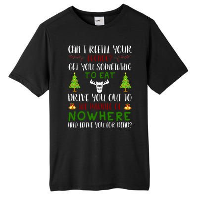 Can I Refill Your Eggnog Funny Christmas Movie Quote Tall Fusion ChromaSoft Performance T-Shirt