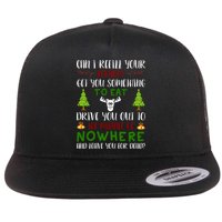 Can I Refill Your Eggnog Funny Christmas Movie Quote Flatbill Hat