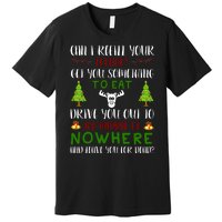 Can I Refill Your Eggnog Funny Christmas Movie Quote Premium T-Shirt