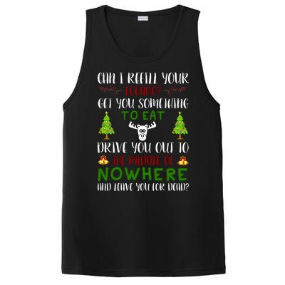 Can I Refill Your Eggnog Funny Christmas Movie Quote PosiCharge Competitor Tank