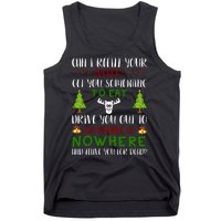 Can I Refill Your Eggnog Funny Christmas Movie Quote Tank Top