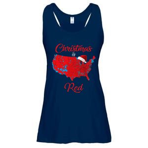 Christmas Is Red 2024 Electoral Map Trump Landslide Holiday Ladies Essential Flowy Tank