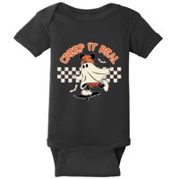 Creep It Real Spooky Ghost Mouse Baby Bodysuit