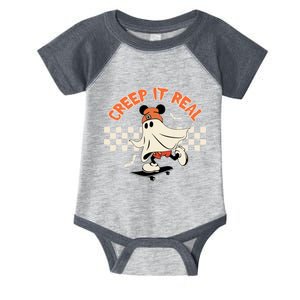 Creep It Real Spooky Ghost Mouse Infant Baby Jersey Bodysuit