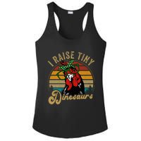 Chicken I Raise Tiny Dinosaurs Funny Mama Hen Farm Mom Ladies PosiCharge Competitor Racerback Tank