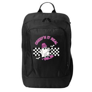 Creep It Real Skateboarding Ghost Halloween Fun Costume City Backpack