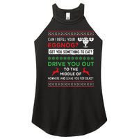 Can I Refill Your Eggnog Funny Christmas Vacation Quote Women's Perfect Tri Rocker Tank