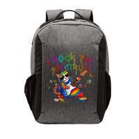 Cute I ROCK THE SPECTRUM Autism Awareness Support Love Vector Backpack