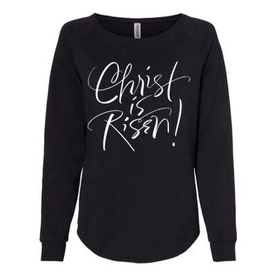 Christ Is Risen Easter Holiday Gift Womens California Wash Sweatshirt