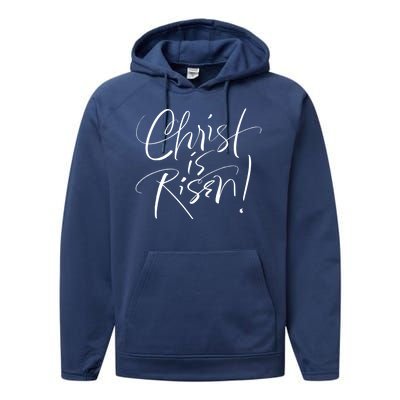 Christ Is Risen Easter Holiday Gift Performance Fleece Hoodie