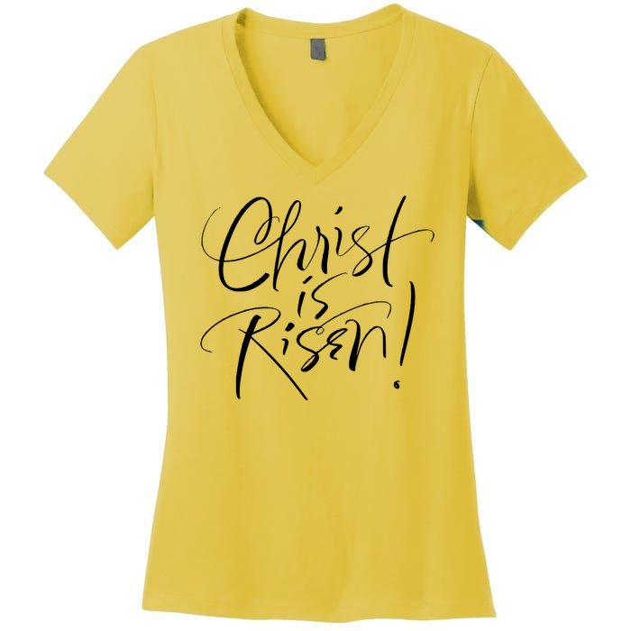 Christ Is Risen Easter Holiday Gift Women's V-Neck T-Shirt