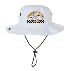 Creep It Real Skateboarding Ghost Retro Halloween Costume Cool Gift Legacy Cool Fit Booney Bucket Hat