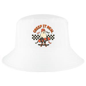 Creep It Real Skateboarding Ghost Retro Halloween Costume Cool Comfort Performance Bucket Hat