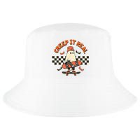 Creep It Real Skateboarding Ghost Retro Halloween Costume Cool Comfort Performance Bucket Hat