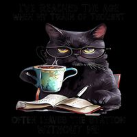 Cat Ive Reached The Age When My Train Of Thought Backpack