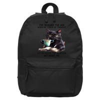 Cat Ive Reached The Age When My Train Of Thought 16 in Basic Backpack