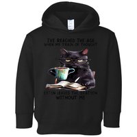 Cat Ive Reached The Age When My Train Of Thought Toddler Hoodie