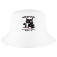 Cat Ive Reached The Age When My Train Of Thought Cool Comfort Performance Bucket Hat
