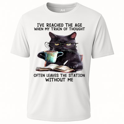 Cat Ive Reached The Age When My Train Of Thought Performance Shirt