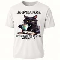 Cat Ive Reached The Age When My Train Of Thought Performance Shirt