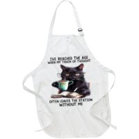 Cat Ive Reached The Age When My Train Of Thought Apron