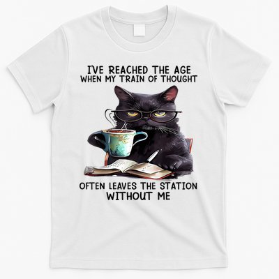 Cat Ive Reached The Age When My Train Of Thought T-Shirt