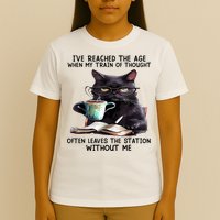 Cat Ive Reached The Age When My Train Of Thought T-Shirt
