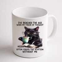 Cat Ive Reached The Age When My Train Of Thought Mug