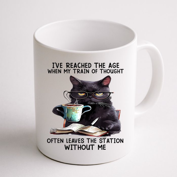 Cat Ive Reached The Age When My Train Of Thought Mug