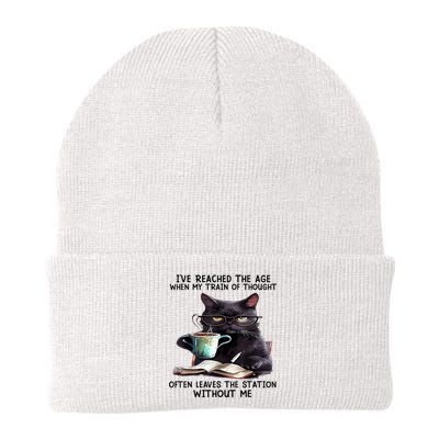 Cat Ive Reached The Age When My Train Of Thought Beanie