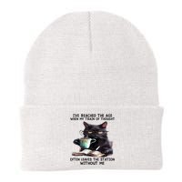 Cat Ive Reached The Age When My Train Of Thought Beanie