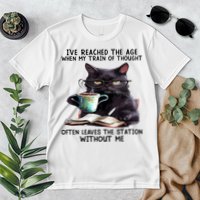 Cat Ive Reached The Age When My Train Of Thought Premium T-Shirt