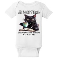 Cat Ive Reached The Age When My Train Of Thought Baby Bodysuit