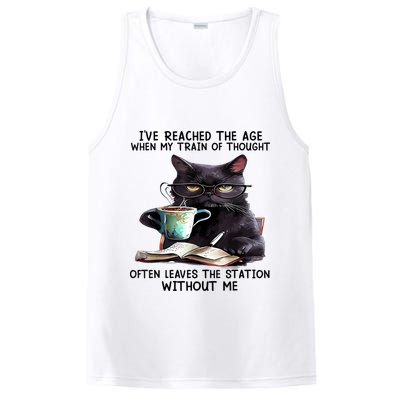 Cat Ive Reached The Age When My Train Of Thought PosiCharge Competitor Tank