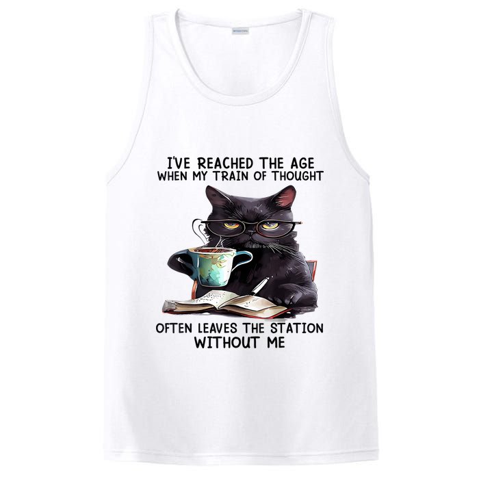 Cat Ive Reached The Age When My Train Of Thought PosiCharge Competitor Tank