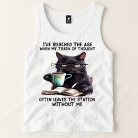 Cat Ive Reached The Age When My Train Of Thought Tank Top