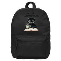 Cat IVe Reached The Age When My Train Of Thought 16 in Basic Backpack