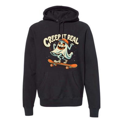 Creep It Real Halloween Premium Hoodie