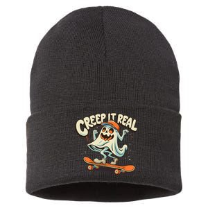 Creep It Real Halloween Sustainable Knit Beanie