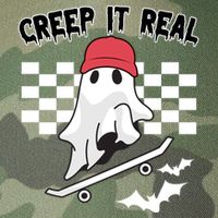Creek It Real Funny Ghost Halloween Legacy Tie Dye Trucker Hat