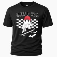 Creek It Real Funny Ghost Halloween Cooling Performance Crew T-Shirt