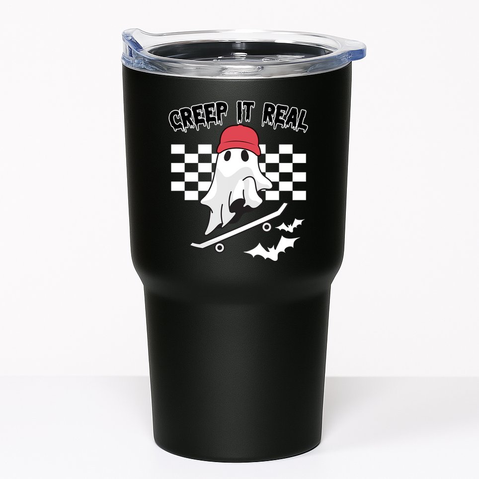Creek It Real Funny Ghost Halloween Tumbler