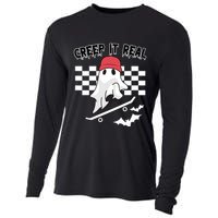 Creek It Real Funny Ghost Halloween Cooling Performance Long Sleeve Crew