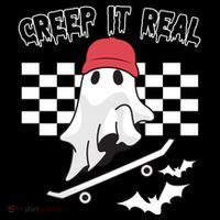Creek It Real Funny Ghost Halloween Cooling Performance Long Sleeve Crew