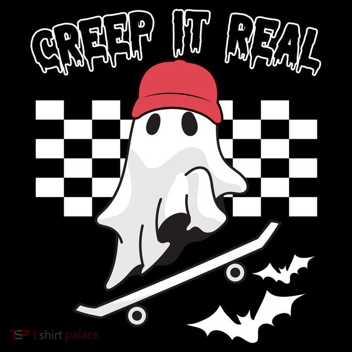 Creek It Real Funny Ghost Halloween Cooling Performance Long Sleeve Crew