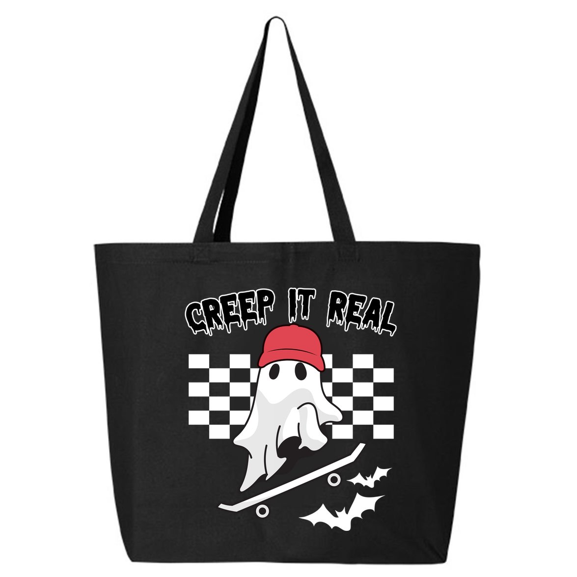 Creek It Real Funny Ghost Halloween 25L Jumbo Tote